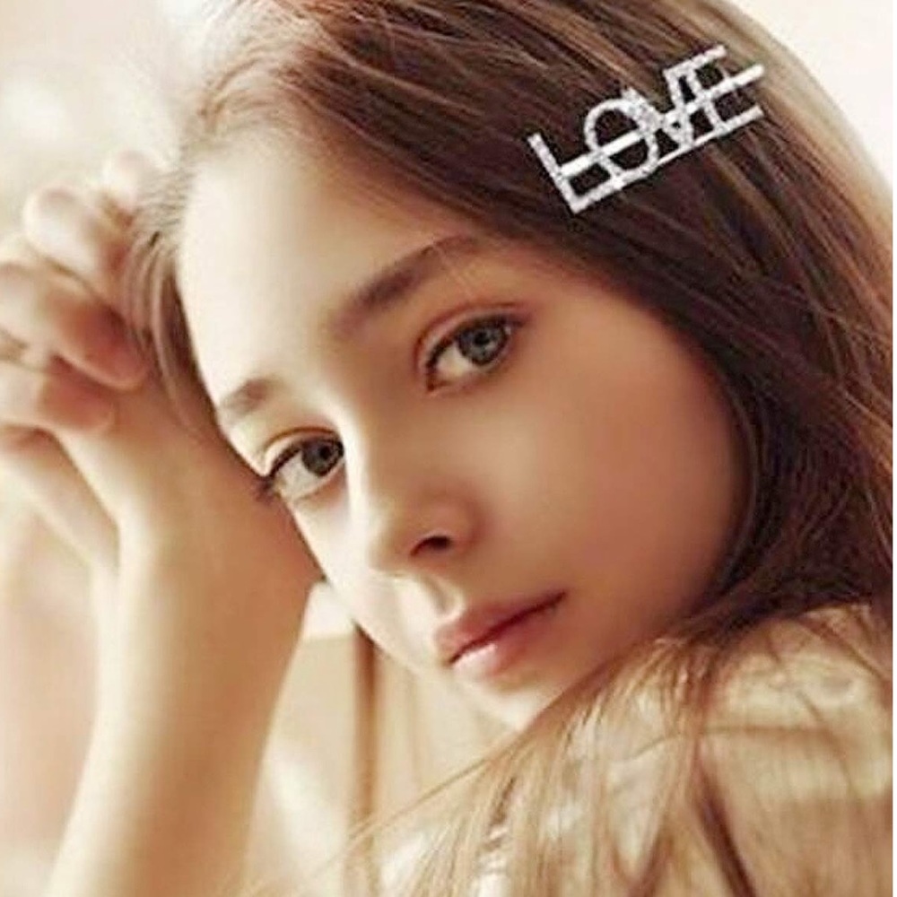 2 for $15- Rhinestone statement hairpin- LOVE